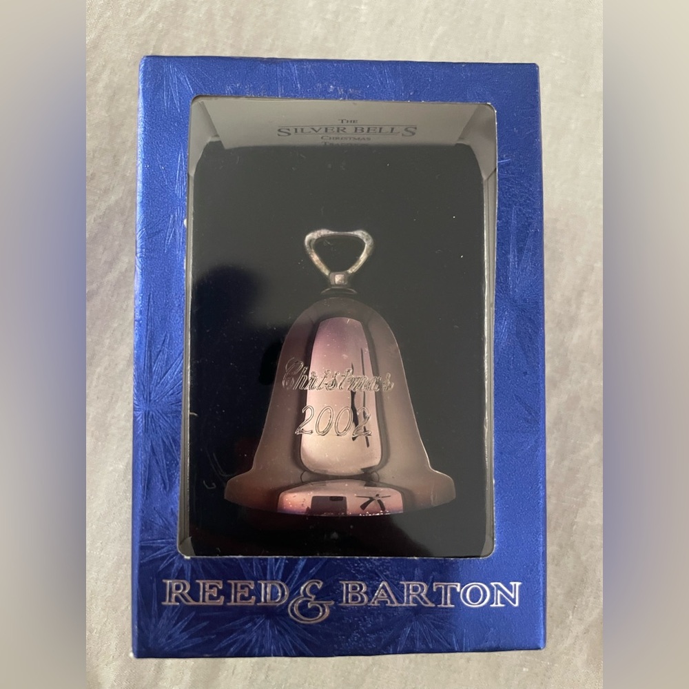 Reed & Barton 2002 Silver Plated Christmas Bell